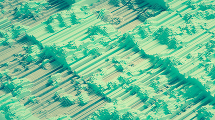 Fototapeta premium Abstract technology background. 3d illustration, 3d rendering.