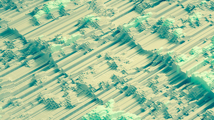 Fototapeta premium Abstract technology background. 3d illustration, 3d rendering.