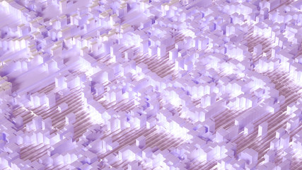 Abstract technology background. 3d illustration, 3d rendering.