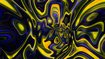 Bright, juicy abstraction background. 3d illustration, 3d rendering.