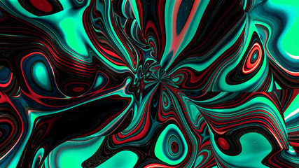 Bright, juicy abstraction background. 3d illustration, 3d rendering.