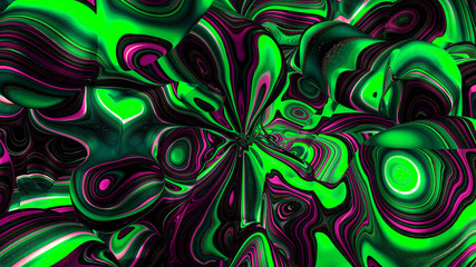 Bright, juicy abstraction background. 3d illustration, 3d rendering.