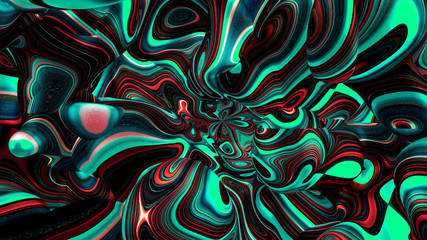 Bright, juicy abstraction background. 3d illustration, 3d rendering.
