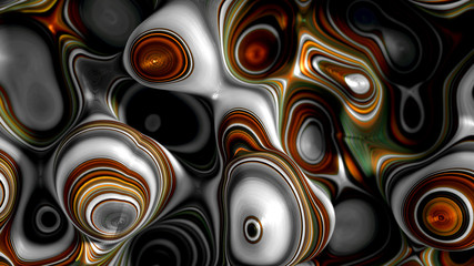 Bright, juicy abstraction background. 3d illustration, 3d rendering.