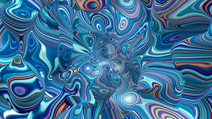 Bright, juicy abstraction background. 3d illustration, 3d rendering.