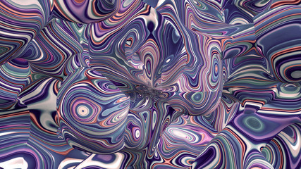 Bright, juicy abstraction background. 3d illustration, 3d rendering.