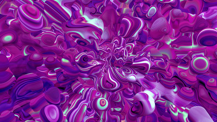 Bright, juicy abstraction background. 3d illustration, 3d rendering.