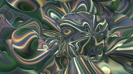 Bright, juicy abstraction background. 3d illustration, 3d rendering.