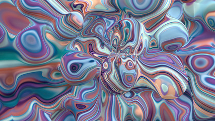 Bright, juicy abstraction background. 3d illustration, 3d rendering.