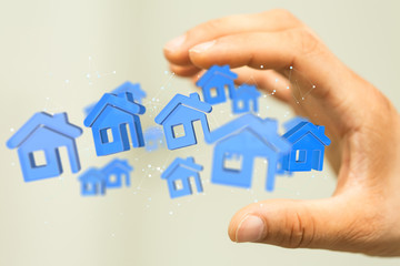 Model of the house and digital iot