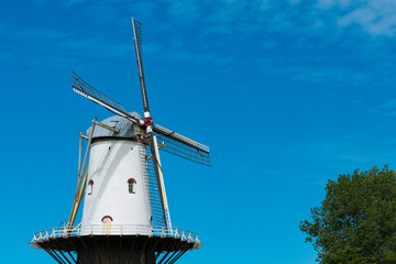 Corn mill called De Koe. Veere, The Netherlands