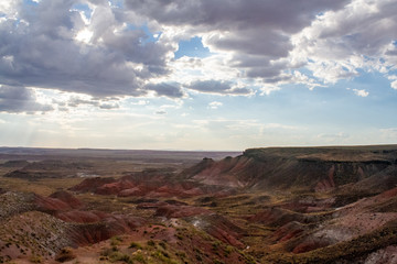Just before sunset in the Painted Desert