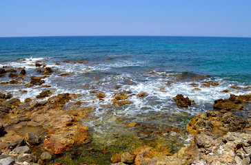 Sissi coast in Crete