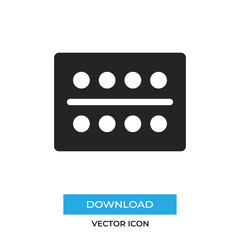 Watercolor palette vector icon, simple sign for web site and mobile app.