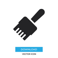 Paint brush vector icon, simple sign for web site and mobile app.