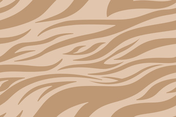 brown Zebra print. Stripes, animal skin, tiger stripes, abstract pattern, line background. Black and white vector monochrome seamles texture. eps 10 illustration