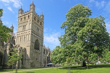 Fototapeta na wymiar Exeter Cathedral, Devon