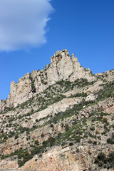 rock in the mountains