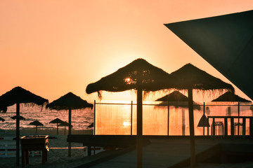 Umbrellas on the beach