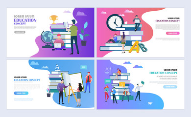 Education landing pages