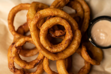 Delicious food at a restaurant