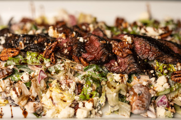 Delicious food at a restaurant