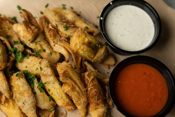 Delicious food at a restaurant