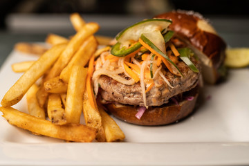 Delicious food at a restaurant