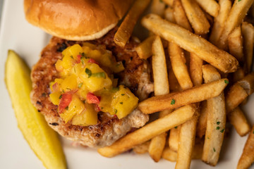 Delicious food at a restaurant