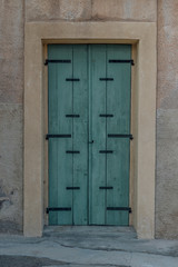 Fototapeta na wymiar Old Beautiful Door of French House
