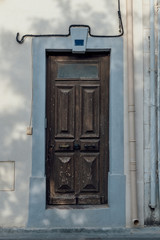 Old Beautiful Door of French House