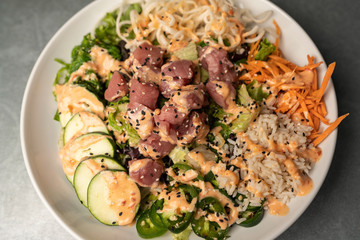 Delicious food at a restaurant