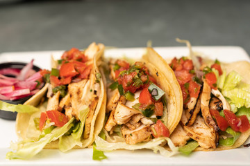 Delicious food at a restaurant