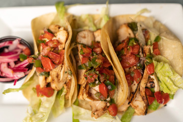 Delicious food at a restaurant