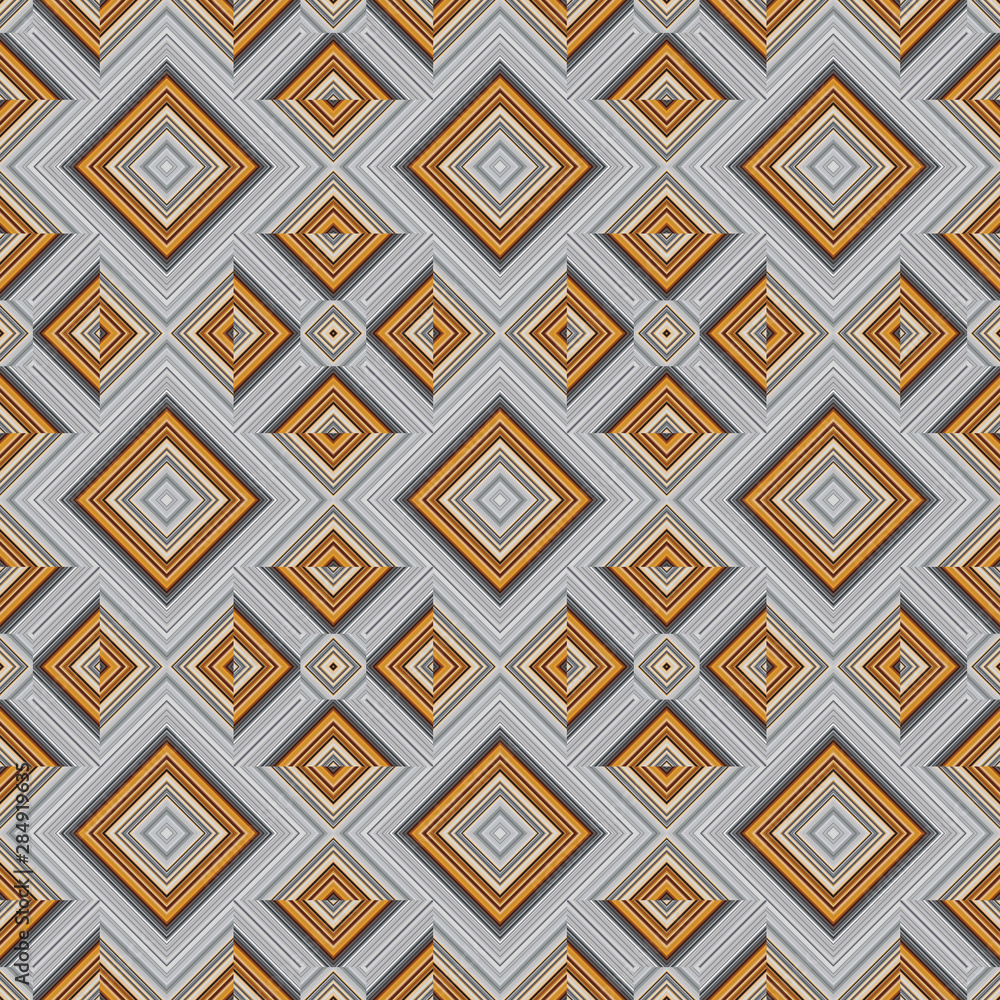 Poster abstract seamless pattern of many shapes. vector kaleidoscope.