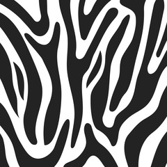 Texture of Zebra White and black stripes for the design of your products, fashionable texture for the cover of a magazine or copybook, vector illustration