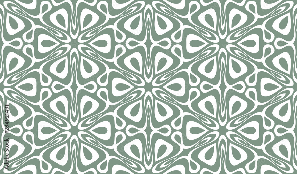Poster abstract seamless pattern of many shapes. vector kaleidoscope.