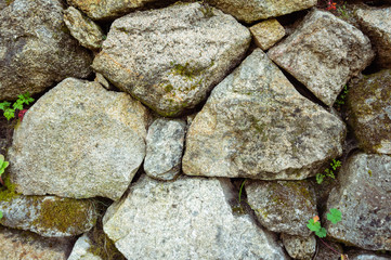 Old stone wall. ancient wall. masonry texture, stonework pattern
