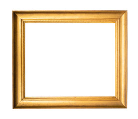 old wide simple wooden picture frame