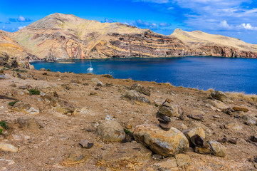 East coast of Madeira island. Ponta de Sao Lourenco
