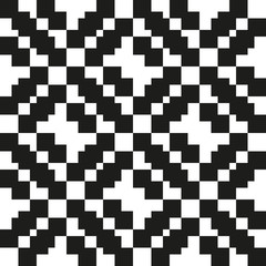 Seamless surface geometric design. Repeating tiles ornament background. Vector symmetric shapes pattern