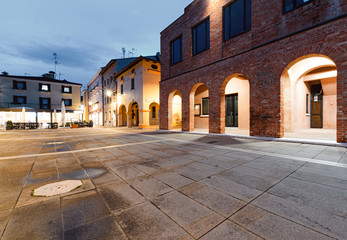 Colorfull square in the old town