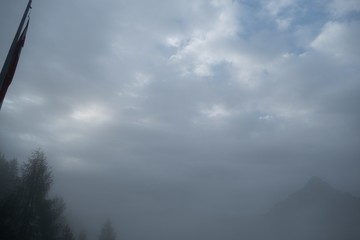 beautiful mountain landscape of totes gebirge mountains around hinterstoder