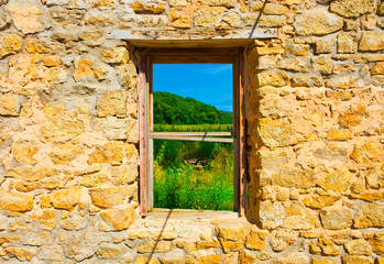 Antique Window - Agriculture Barn.
