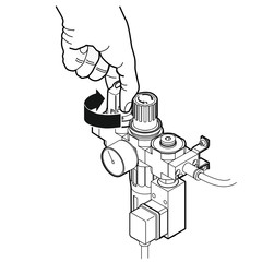 Wartungseinheit [schwarz-weiß]