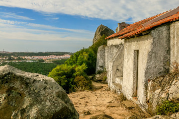 Fototapeta na wymiar Monte de São Brás - Nazaré - Portugal