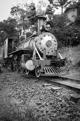 Naklejka premium steam locomotive