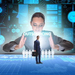 Concept of outsourcing in modern business