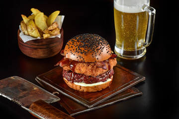 Smoked burger