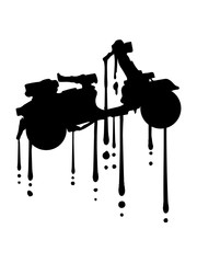 tropfen graffiti clipart fahren elektro roller führerschein bestanden prüfung motorrad cool design schnell rasen spaß liebe hobby fahrzeug logo kaufen